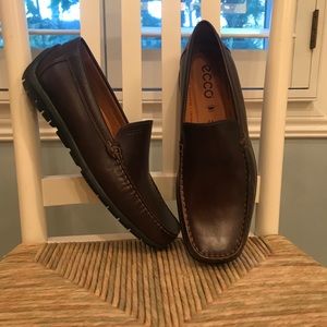 Ecco Brown Classic Moccasin